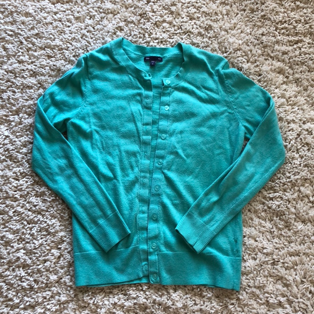 Cute teal cardigan